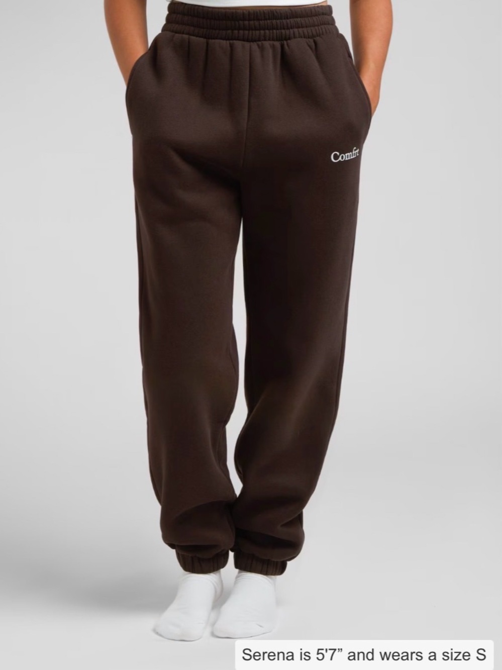 Comfrt Signature Sweatpants Brown Joggers Medium